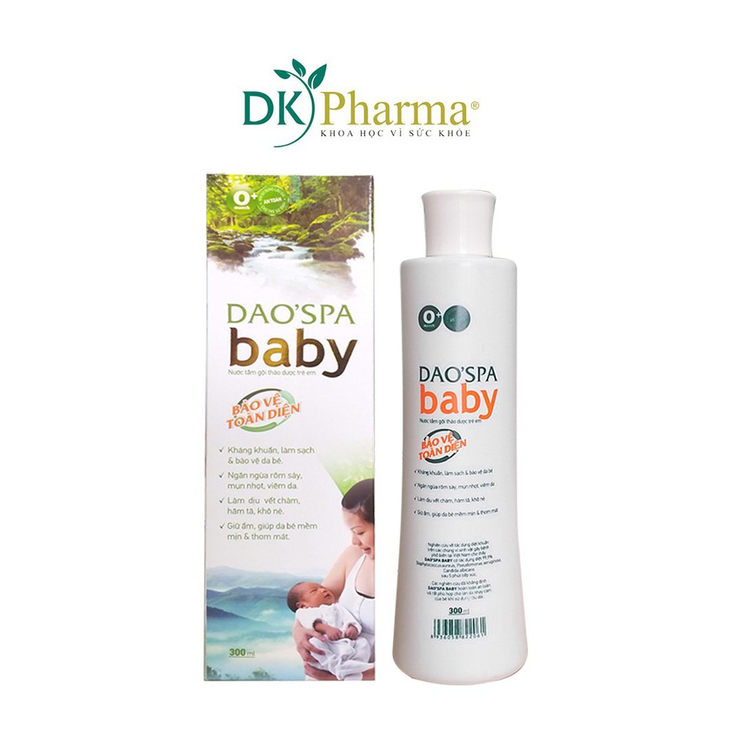 Nước tắm bé thảo dược người Dao Đỏ Dao'Spa Baby - Chai 300ml