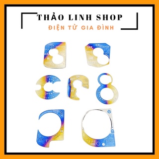 Tem dán ổ khóa titan cho nhiều dòng xe máy có keo 3M chắc chắn, bền màu