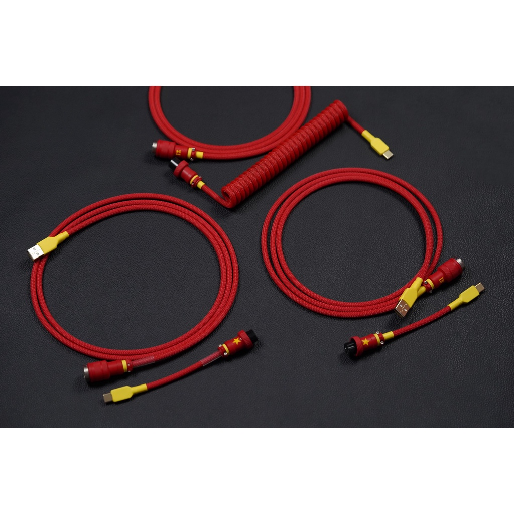 Dây cáp custom cho bàn phím cơ 49Fzone Custom Cable USB (Vietnam)