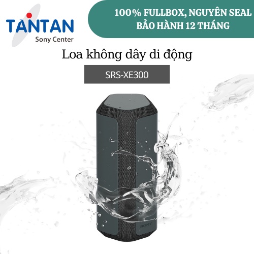 Loa không dây di động Sony SRS-XE300 -Màng loa X-Balanced cho âm thanh trong trẻo và mạnh mẽ - Hỗ trợ IP67- Pin 24