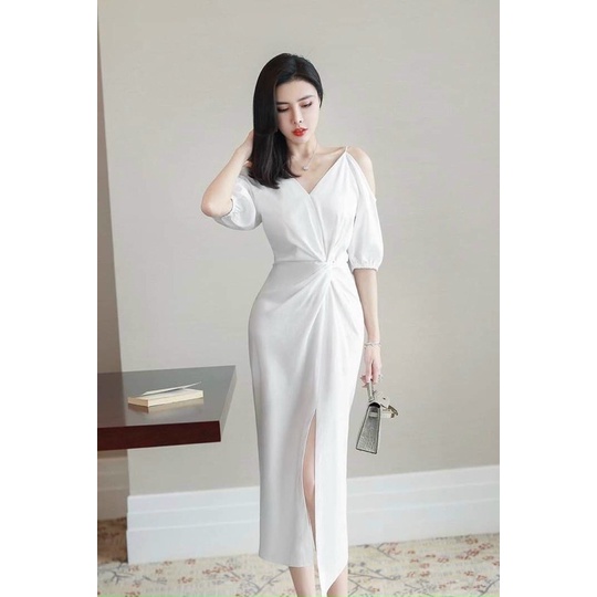 ĐẦM DỰ TIỆC BODY KHOÉT VAI MORI DRESS