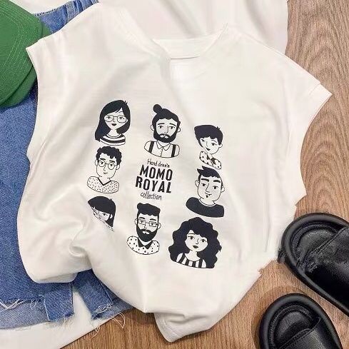 Hàng Mới Về Áo Thun Cotton Sát Nách In Họa Tiết Hoạt Hình Phong Cách Nhật Bản Dành Cho Bé Trai Gái