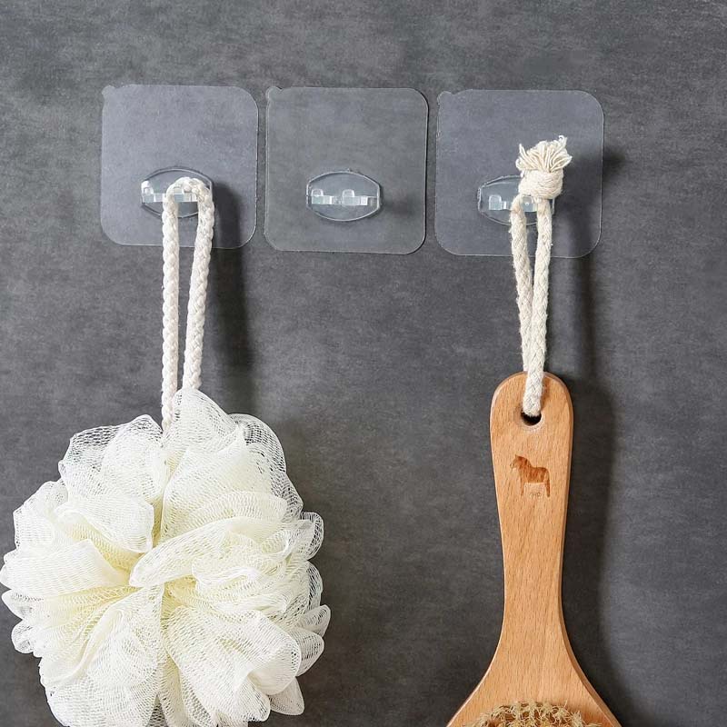 Giá đỡ bàn chải đánh răng dán tường trong suốt tiện dụng