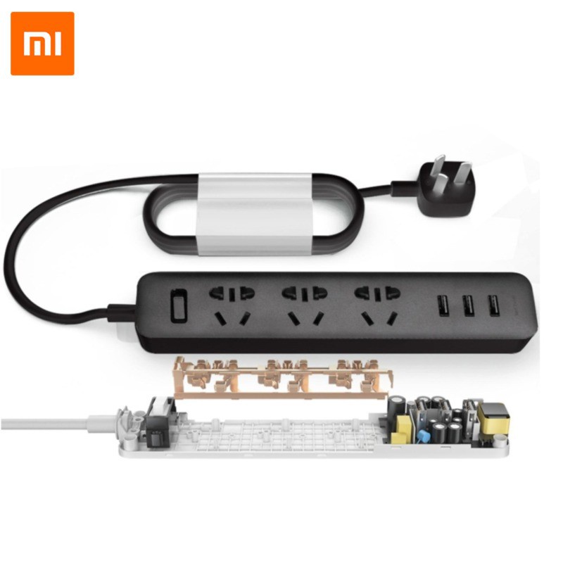 Ổ điện Xiaomi Mi Power Strip 2.0A Sạc nhanh Chiều dài cáp 1,8m