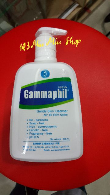 Sữa rửa mặt gammaphil 125ml  & 500ml