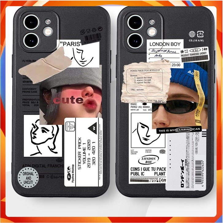 Ốp lưng IPhone  Paris vs london vuông bvc 6/6plus/6s/6splus/7/7plus/8/8plus/x/xr/xs/11/12/13/14/pro/max/plus/ BVC519