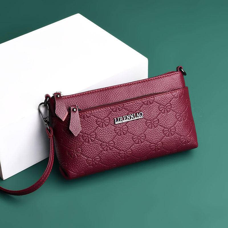 Túi Xách Da Mềm Mini Đeo Vai Thời Trang Cho Phụ Nữ Trung Niên 3998#