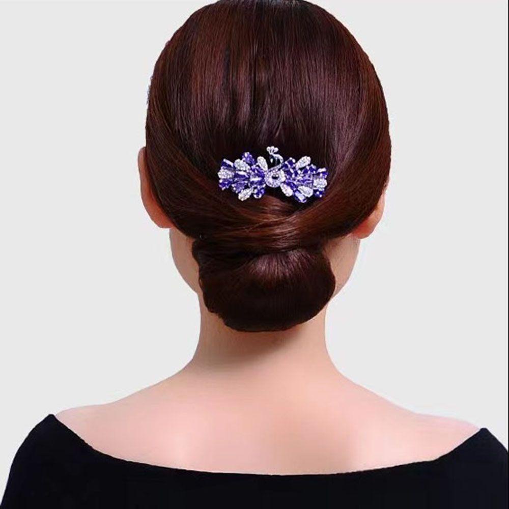 Kẹp Tóc Đuôi Công Phong Cách Vintage Đơn Giản Cho Nữ Giá Đỡ