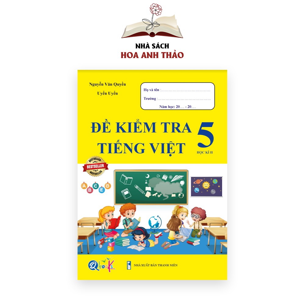 Sách - Đề kiểm tra Toán và Tiếng Việt lớp 5 học kỳ 2 Bộ 2 quyển