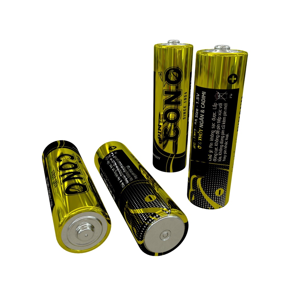 Combo 5 vỉ Pin Con Ó Đa Dụng Decal R6P - Size AA - Vỉ 4 viên