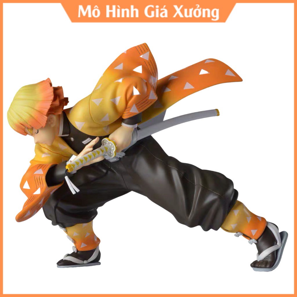 Mô hình Kimetsu No Yaiba figure Demon Slayer Tanjirou Nezuko Zenitsu Inosuke Giyuu Shinobu...figure thanh gươm diệt quỷ