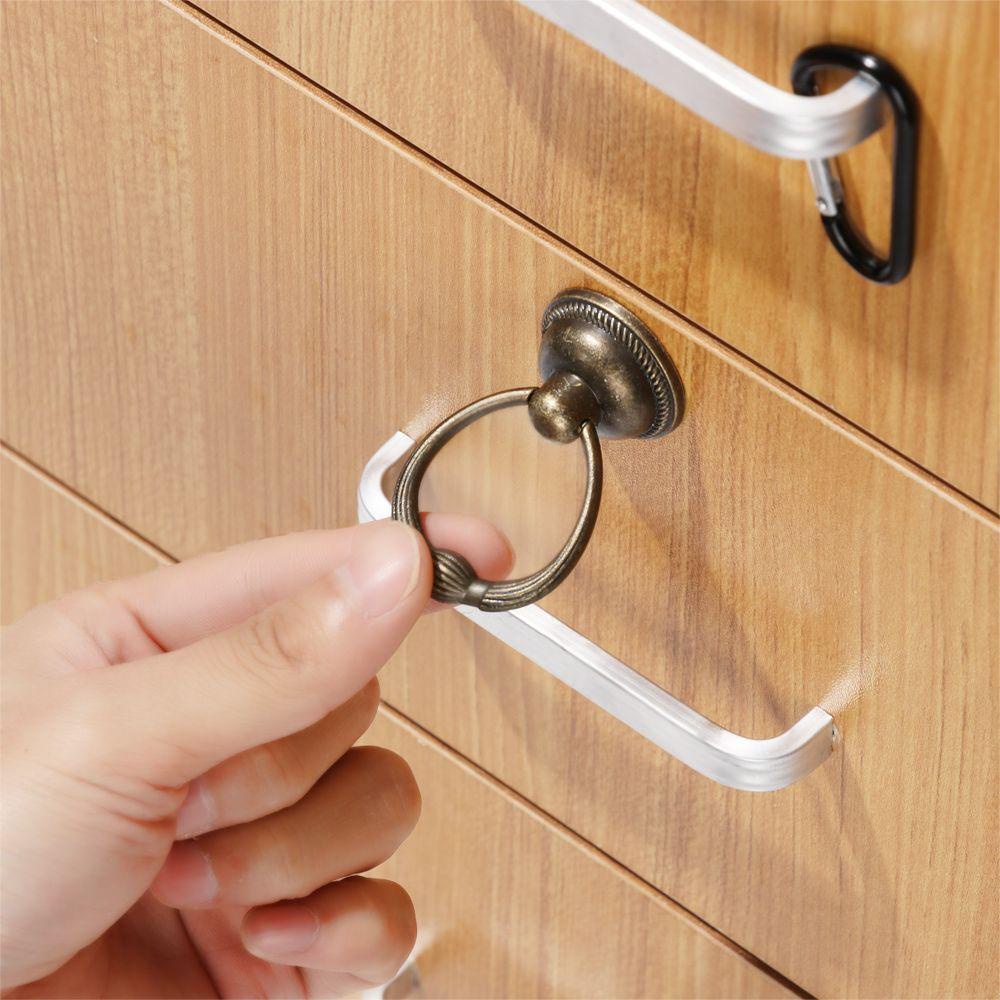 Tay Nắm Cửa Tủ Đa Năng Họa Tiết Hình Tròn Phong Cách Retro