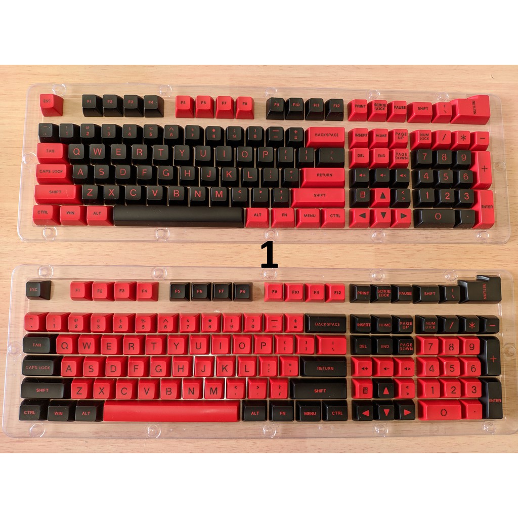 Set Keycap profile SA nút bàn phím cơ nhiều phối màu