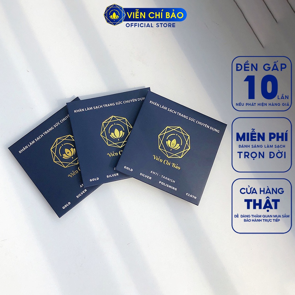 Khăn làm sáng trang sức bạc thương hiệu Viễn Chí Bảo H002