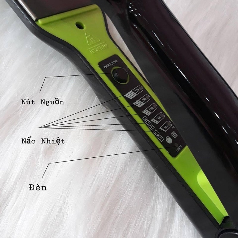 Máy duỗi tóc, dập xù Tokyo bản to mượt bóng không rít tóc dùng cho salon
