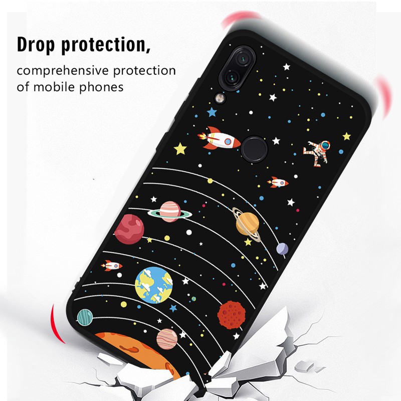 Ốp điện thoại TPU Silicone in nhiều họa tiết độc đáo cho Xiaomi Pocophone F1 Redmi Note 6 5 Pro Redmi Note 7
