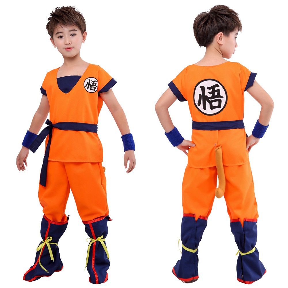 Trang Phục Hóa Trang Nhân Vật Son Goku Trong Phim Hoạt Hình Dragon Ball Z Dành Cho Bé Trai