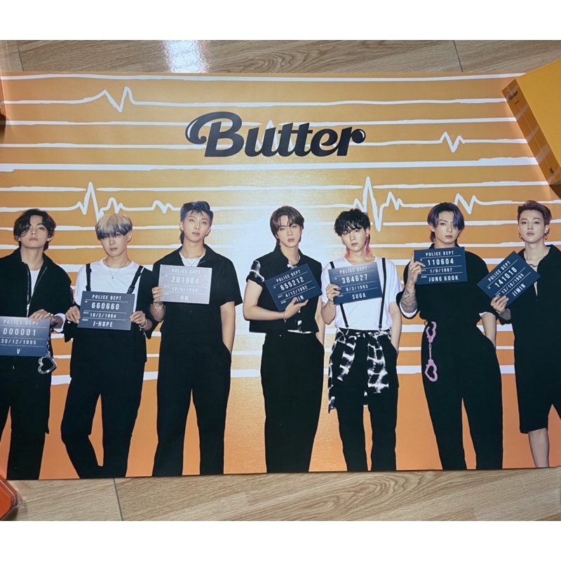 Lẻ poster BTS Butter CD