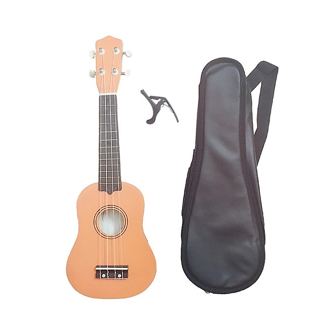 Đàn Ukulele Soprano Woim 35A15 - Đen trơn (không bao gồm bao da và capo nâng tông) - Không hộp bao bì