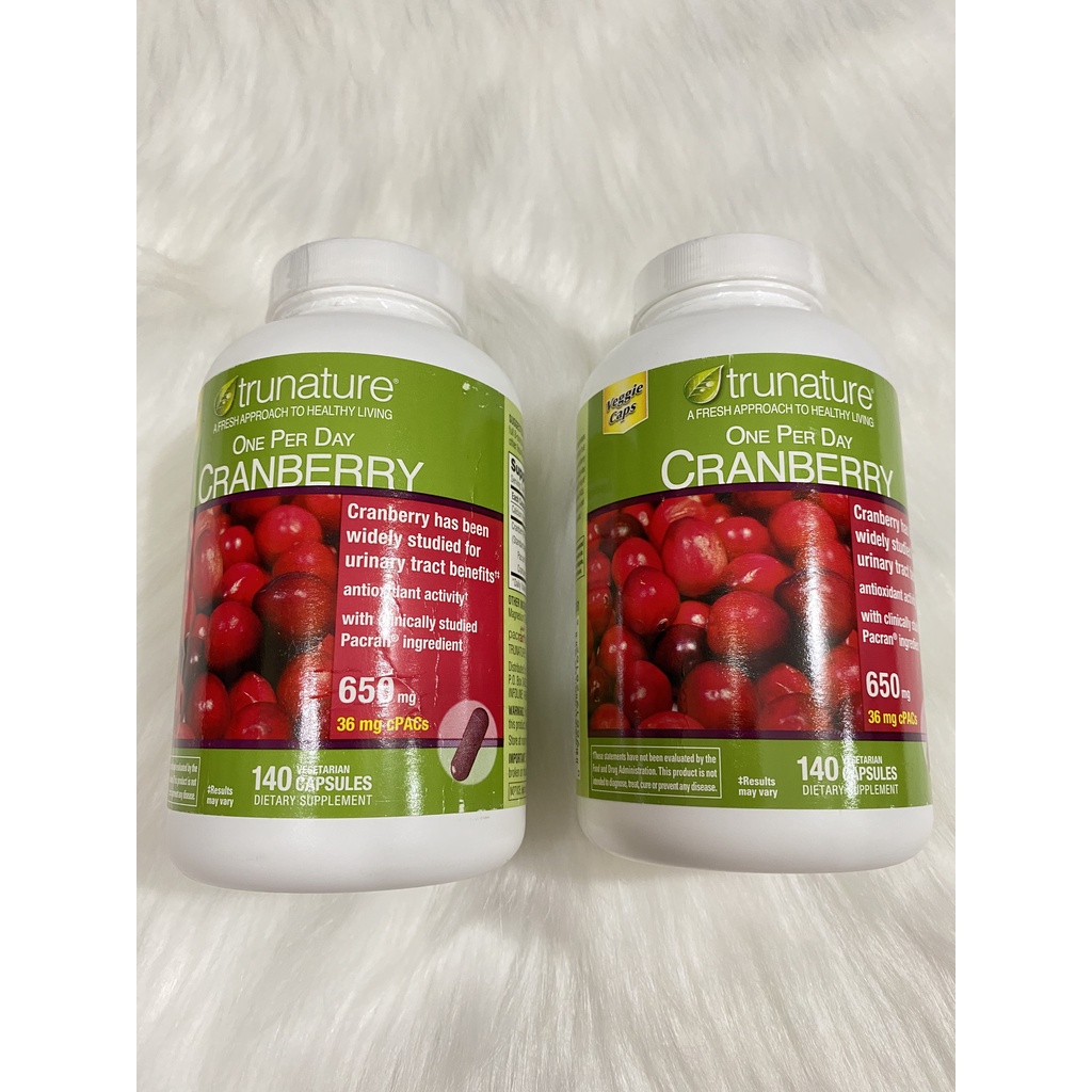 Viên Uống Hỗ Trợ Đường Tiết Niệu Cranberry 140 Viên Của Mỹ