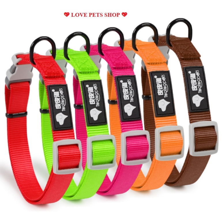 VÒNG CỔ CHO CHÓ KHOÁ NHỰA TAOTAOPETS - LOVE PETS SHOP