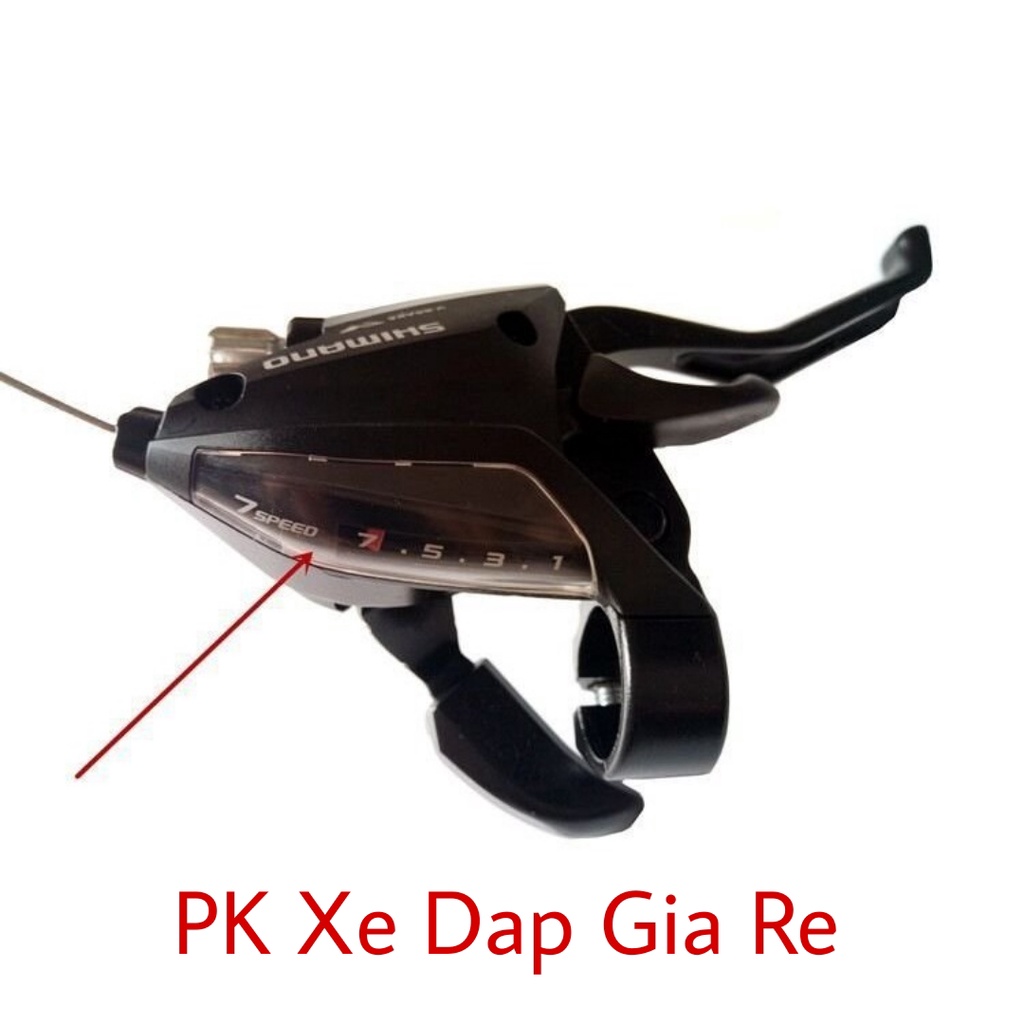 Bộ tay đề xe đạp bấm xả, Tay đề Shimano ST-EF500-3x7, 3x8 Speed - Chính hãng