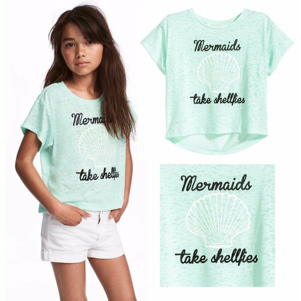 Áo thun bé gái H&M ABG31