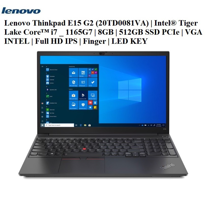 LapTop Lenovo Thinkpad E15 G2 20TD0081VA | Core i7 _ 1165G7 | 8GB | 512GB SSD PCIe | 15,6&quot; Full HD IPS | FreeDos