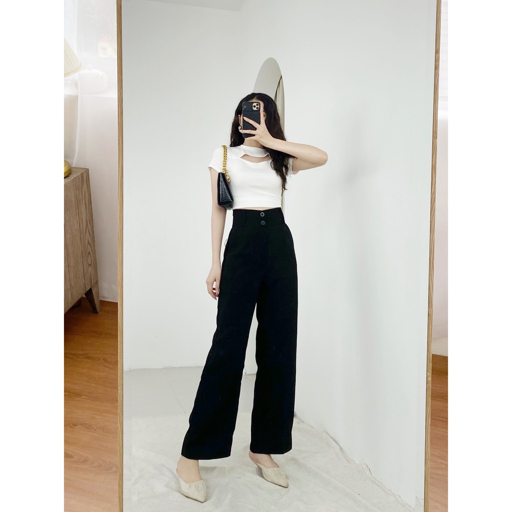 Áo croptop nữ LYRA ngắn tay cut out khoét ngực phong cách cá tính - VXYAP0057 | BigBuy360 - bigbuy360.vn