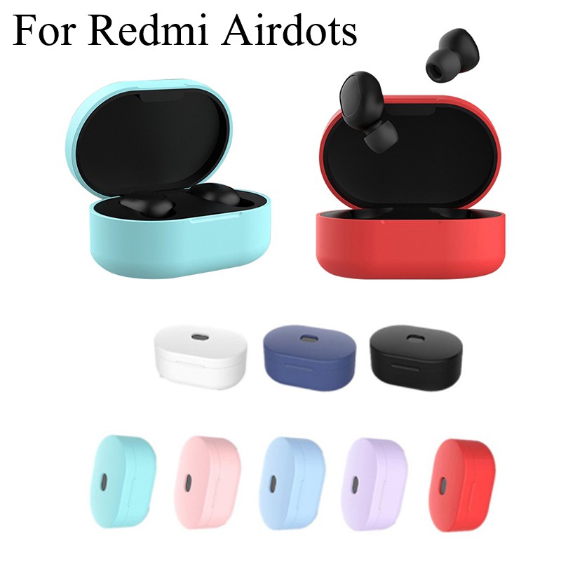 Vỏ silicone bảo vệ hộp sạc tai nghe Xiaomi Redmi Mi Airdots TWS Bluetooth không dây Xiaomi Oppo