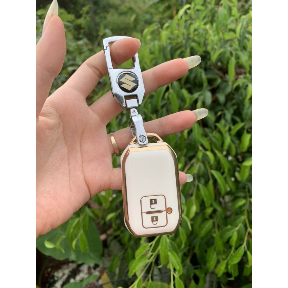 Ốp chìa khóa -  Suzuki XL7, Ertiga TPU mềm, nhẹ cao cấp,Chất liệu mềm mỏng ốp sát chìa khóa