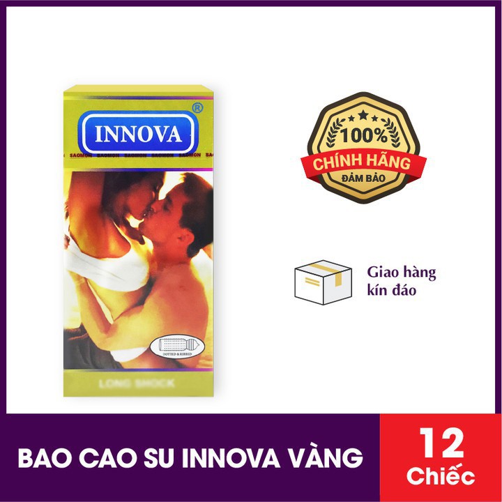 BAO CAO SU INNOVA VÀNG 2 HỘP VÀ BAO CAO SU INNOVA ĐEN