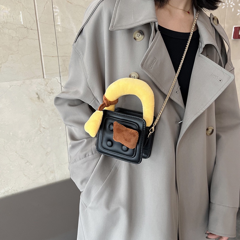 Iretro Túi Xách Đeo Vai Hình Vuông Cỡ Nhỏ Kết Cấu Mới