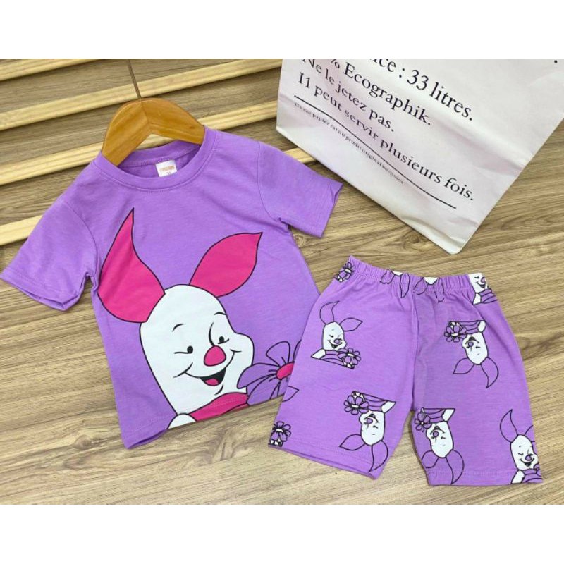 [10-20 KÝ] BỘ NGẮN THUN COTTON IN TRÀN SIZE NHÍ