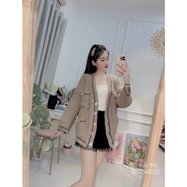 Áo khoác cardigan bigsize/ Áo len nữ bigsize