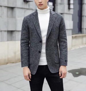 Áo ves dạ lông cừu ép hai mặt manha