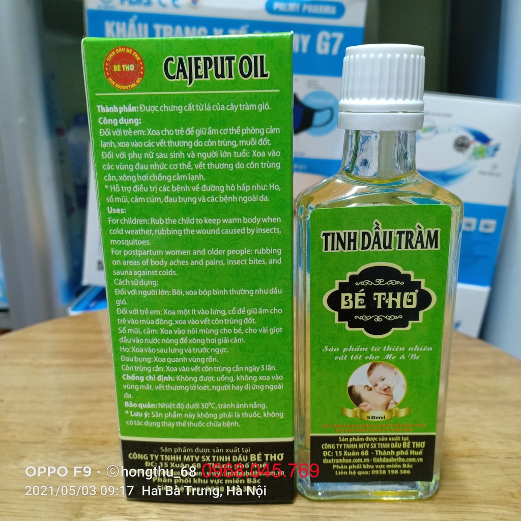 TINH DẦU TRÀM BÉ THƠ chai 50ml