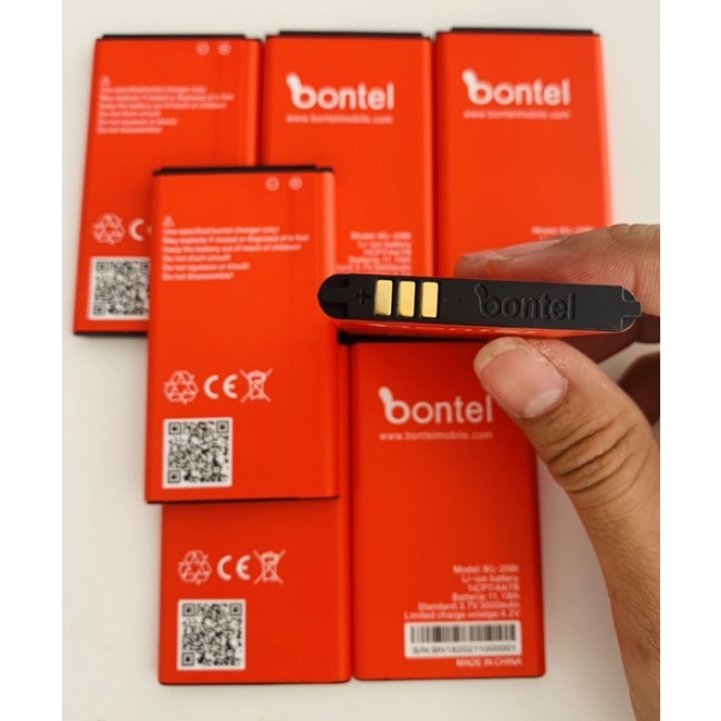 Pin Bontel K6+ , Vtel A1 , Mobell M529i , itel 5625