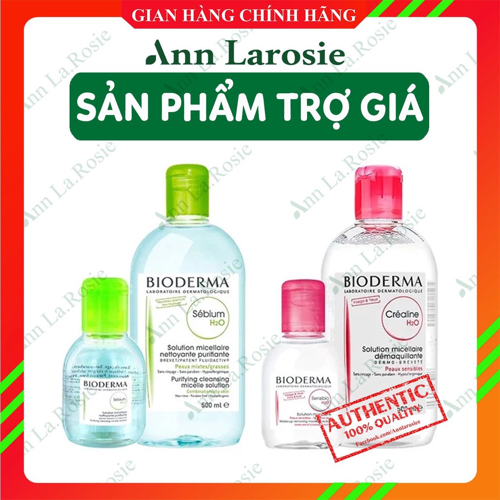 NƯỚC TẨY TRANG BIODERMA FRANCE NỘI ĐỊA PHÁP CÁC SIZE