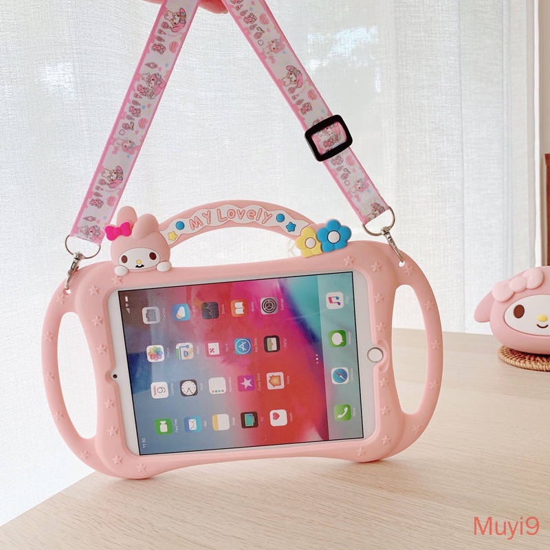 Bao Da Máy Tính Bảng In Hoạt Hình Melody Đáng Yêu Cho Ipad 2018 Mini1/ 2/ 3/ 4/ 5 6/