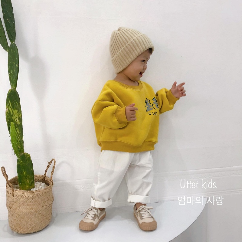 [Ảnh thật] ÁO SWEATER DÀNH CHO BÉ TRAI VÀ BÉ GÁI PHONG CÁCH  HÀN QUỐC TỪ 1 TUỔI ĐẾN 5 TUỔI