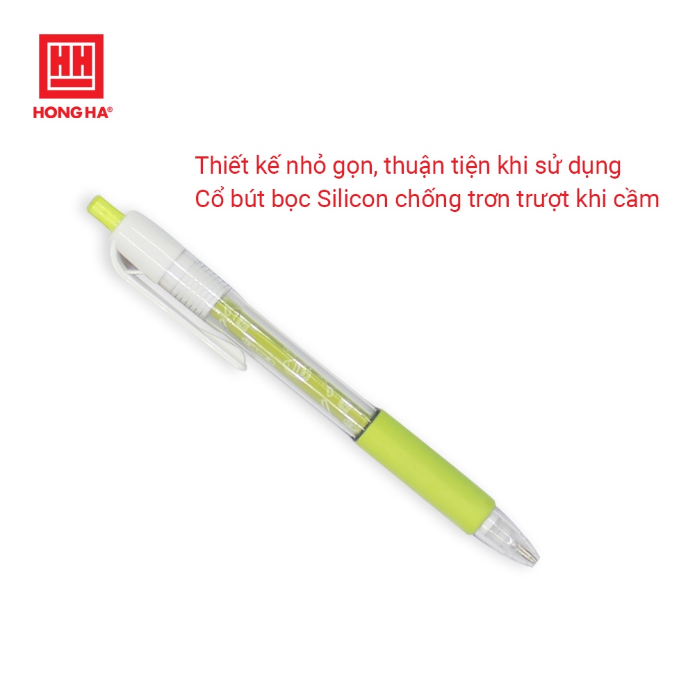 Bút chì kim bấm học sinh Hồng Hà - ngòi 0.5mm có đệm tay bảo vệ dùng cho học sinh - 3520