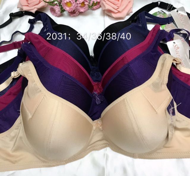 Áo lót Thái big size 2031 đệm mỏng có gọng cho người ngực to | BigBuy360 - bigbuy360.vn