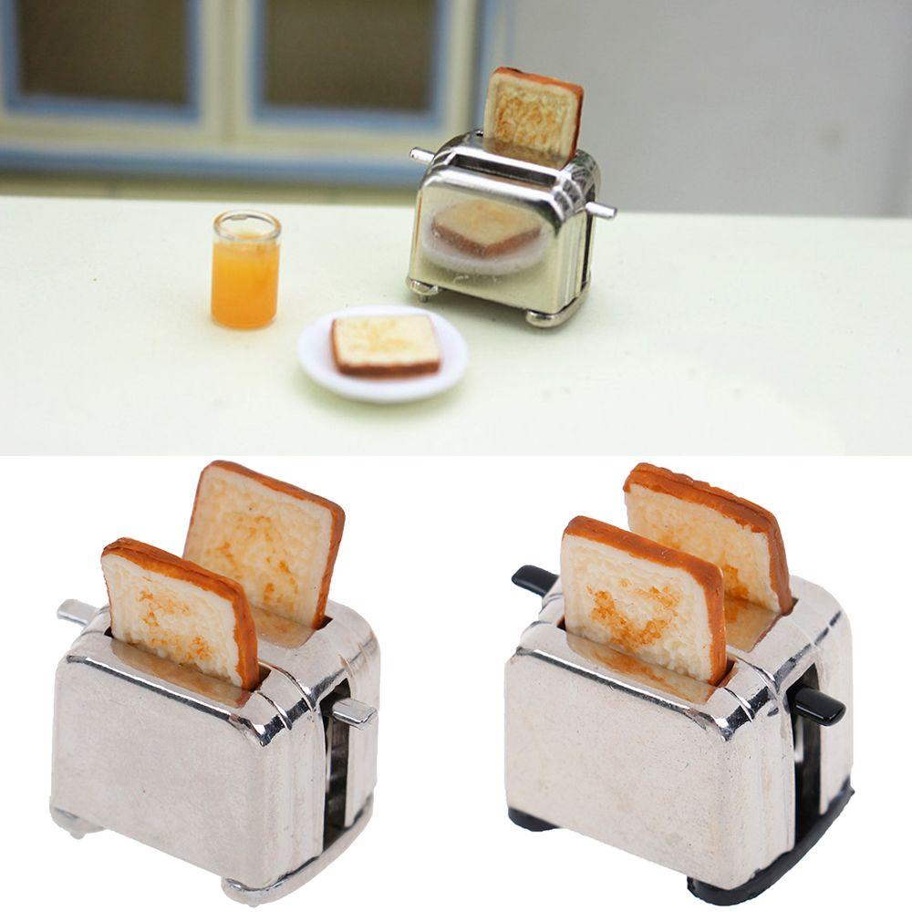 BEBETTERM Mô Hình Máy Nướng Bánh Mì Sandwich Mini Trang Trí Nhà Búp Bê