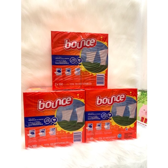 Giấy thơm quần áo BOUNCE 160 tờ