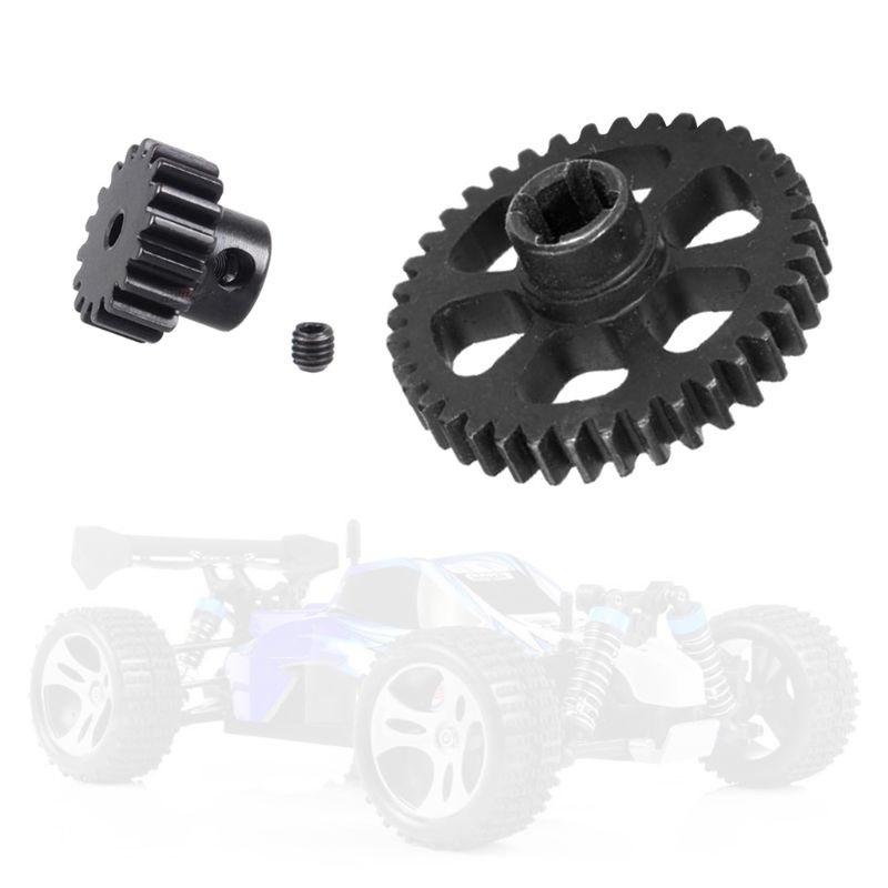 Nâng cấp Bộ phận giảm kim loại Bánh răng + Phụ tùng bánh răng động cơ cho Wltoys A949 A959 A969 A979 K929 RC Bộ phận đồ chơi điều khiển từ xa cho ô tô