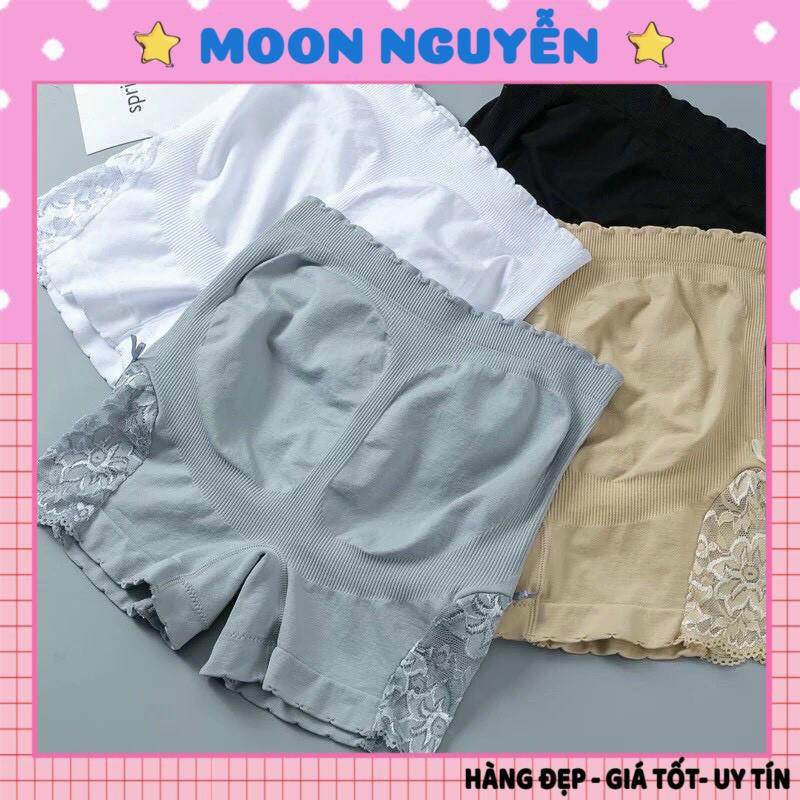 Quần lót đùi, quần đùi mặc trong váy nâng mông có ren đùi