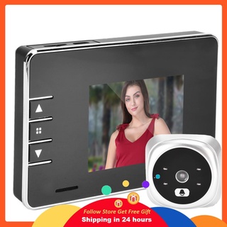Goonshopping Video Door Phone Doorbell Intercom System Peephole Camera 3inch TFT