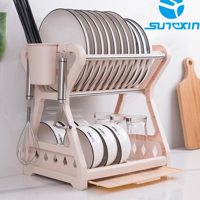 Giá Nhựa Đựng Chén Dĩa Màu Hồng 2115 Tiện Dụng Cho Nhà Bếp | BigBuy360 - bigbuy360.vn