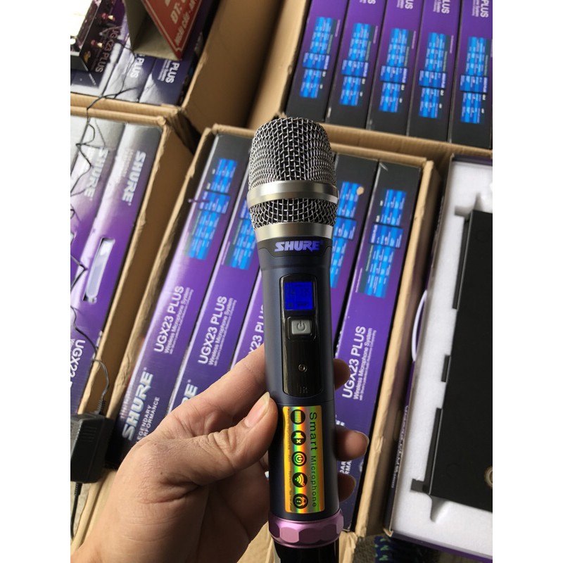 Micro ko dây shure ugx23 plus loại 1  BẢO HÀNH 12 THÁNG
